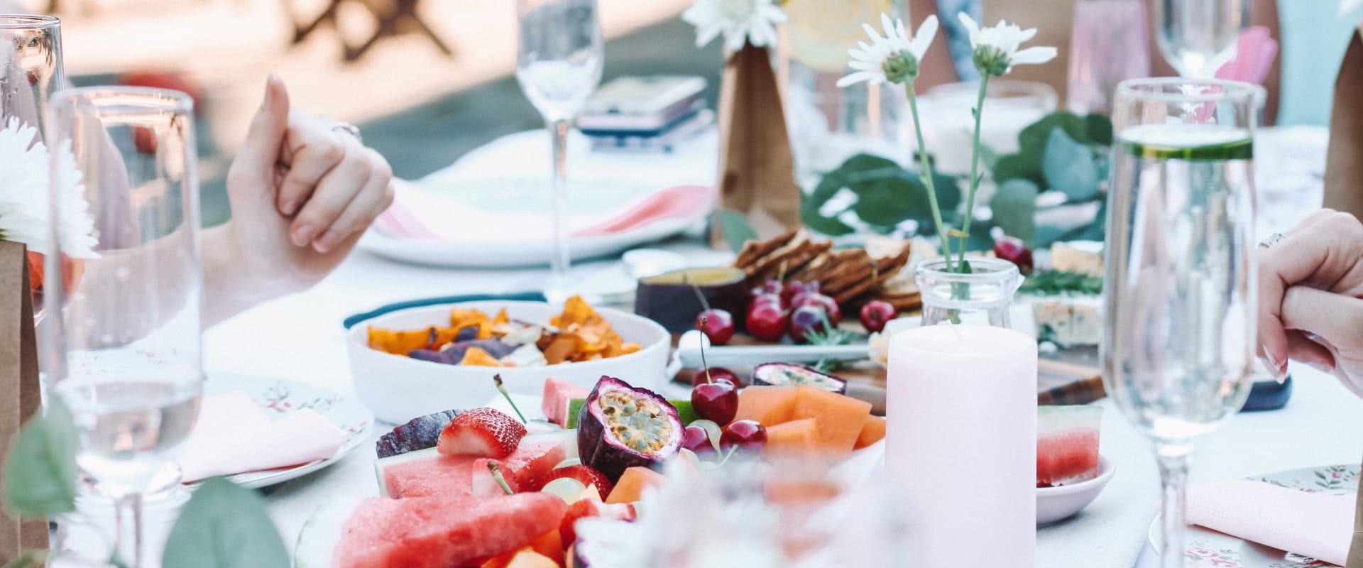 fruit and vegetable platters